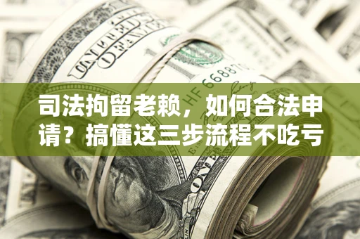 济南司法拘留老赖，如何合法申请？搞懂这三步流程不吃亏！