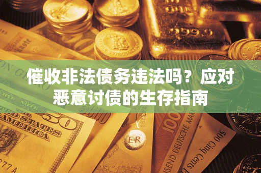济南催收非法债务违法吗？应对恶意讨债的生存指南
