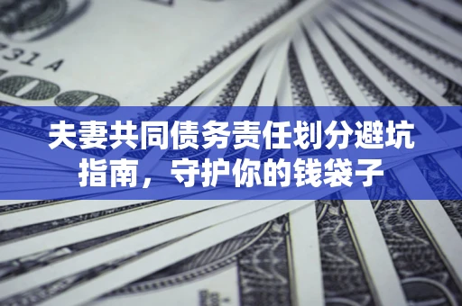 济南夫妻共同债务责任划分避坑指南，守护你的钱袋子